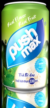 Pushmax trà bí đao (lon)