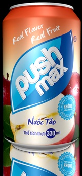 Pushmax nước táo (lon) 