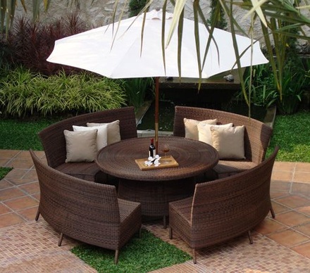 Garden furniture, resorts