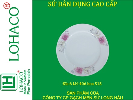 Đĩa 6 LOHACO hoa 515