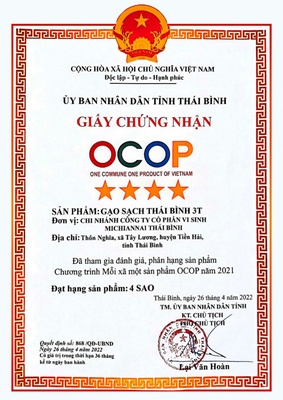 Gạo sạch Thái Bình 3T